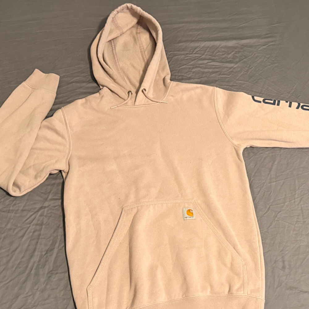 Carhartt Light Tan Loose Fit Hoodie